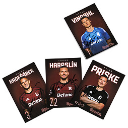 Sada karet Sparta 25/26 s podpisy