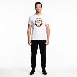 Triko Spartafest unisex bílé