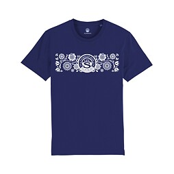 Triko Slovácko folklór modré dětské