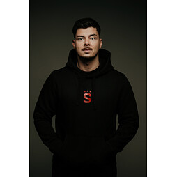 Mikina Sparta tribuna logo "S" černá