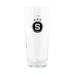 Sklo Sparta Willi logo 0,5l