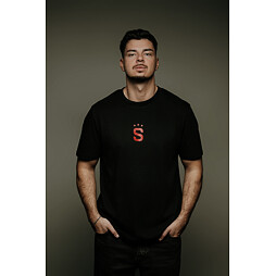 Triko Sparta tribuna logo "S" černé