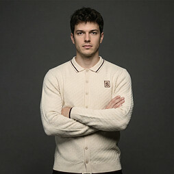 Polo triko Sparta Signature dlouhý rukáv béžové