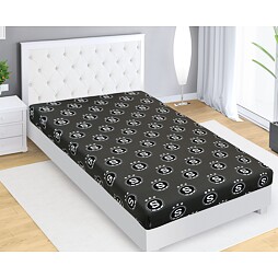 Prostěradlo Sparta logo šedé