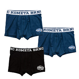 Boxerky HCK modré 2 ks + černé 1 ks