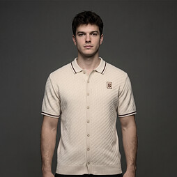 Polo triko Sparta Signature knoflík béžové