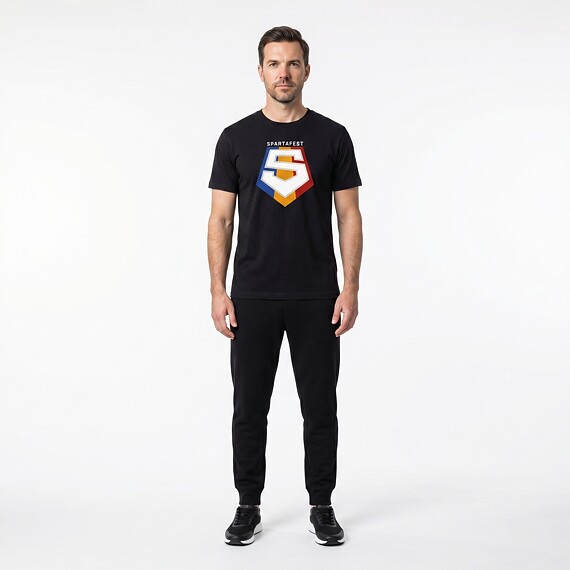 Triko Spartafest unisex černé