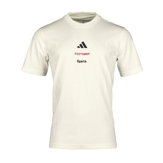 Triko Sparta x Adidas x Footshop bílé