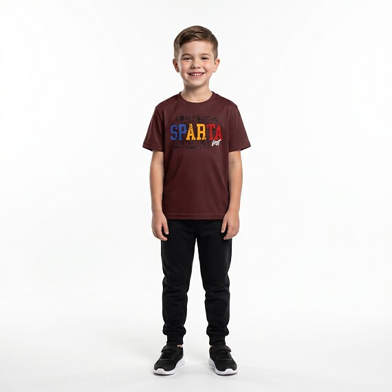 Triko Spartafest unisex rudé dětské