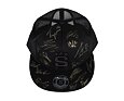 Snapback Sparta logo "S" black signatures
