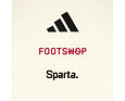 Triko Sparta x Adidas x Footshop logo "S" bílé