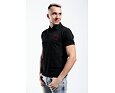Polo T-shirt Sparta inscription ACS black