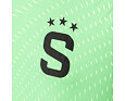 Brankářský dres Sparta adidas logo "S" 2025/2026 zelený dětský
