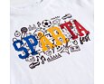 Triko Spartafest bílé dětské